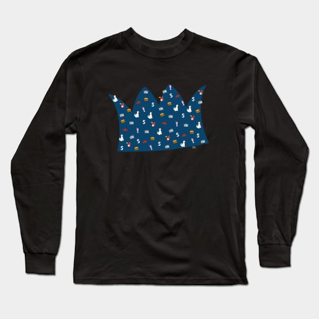 Jughead Items (Shape) Long Sleeve T-Shirt by SpectreSparkC